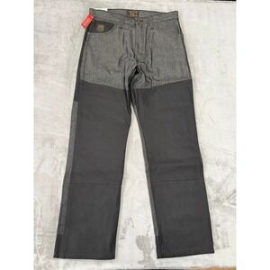 Filson x Wrangler Adventure Jeans Mens 33x32 Black Indigo Denim Relaxed New NWT